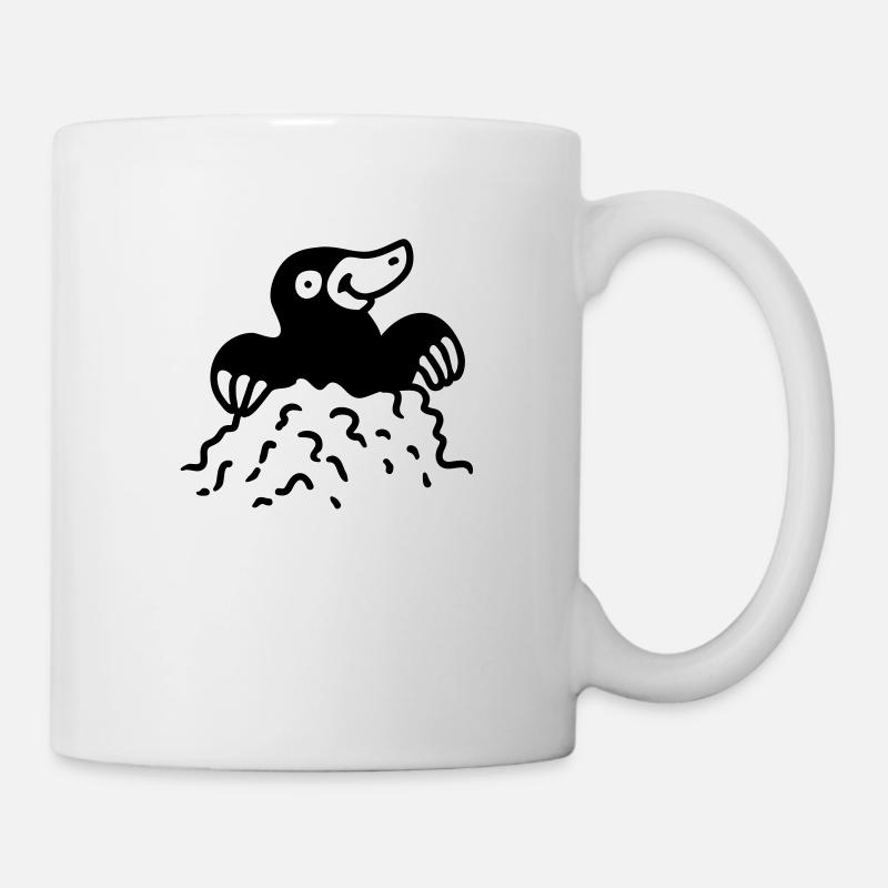 Mole - line - Mug - white