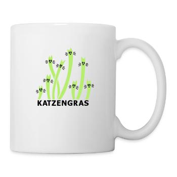Cat Grass 2 - Mug - white - Right