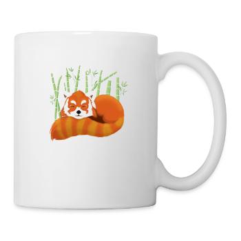 Panda roux - Mug blanc - blanc - Droite