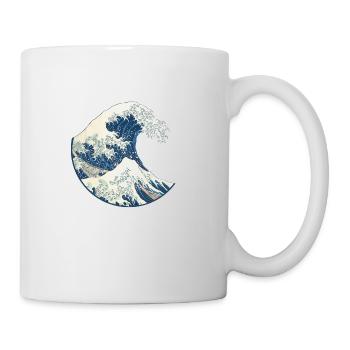 tsunami - Mug blanc - blanc - Droite