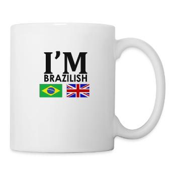 Brazilian + English = - Mug - white - Right