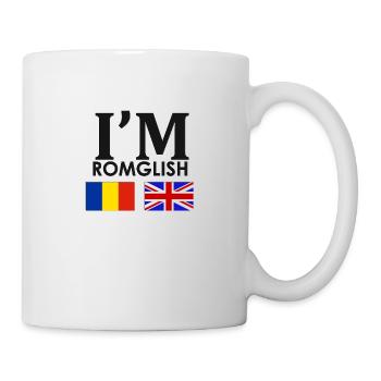 Romanian + English = - Mug - white - Right