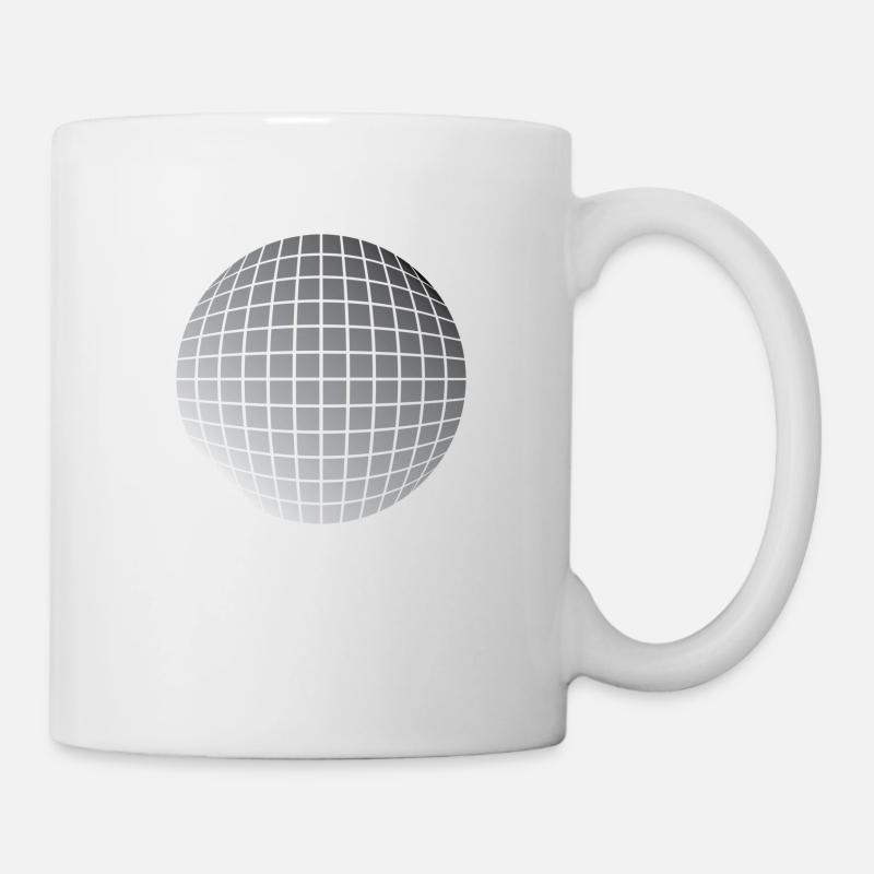 Disco ball - Tasse - Weiß