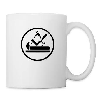 Tischler - Tasse - Weiß - Rechts