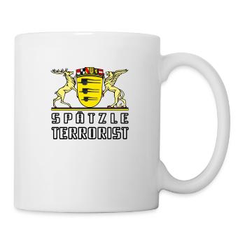 SPÄTZLE TERRORIST - Württemberg - Tasse - Weiß - Rechts
