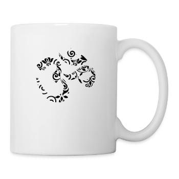 Om Ornament - Tasse - Weiß - Rechts