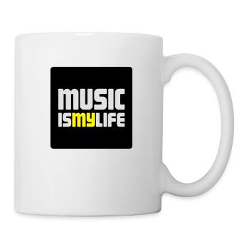 music i smy life - Mug - white - Right