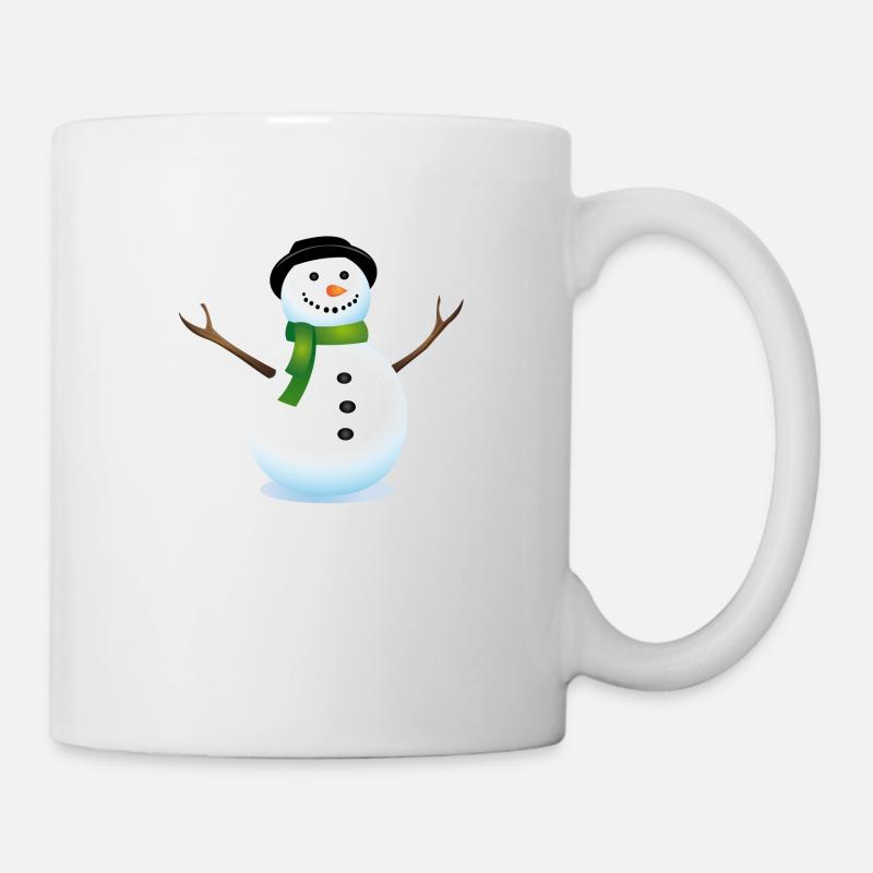 snow man - Mug - white