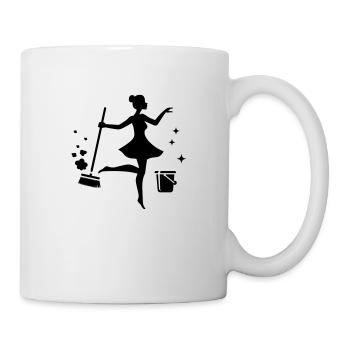 Putzfee - Tasse - Weiß - Rechts