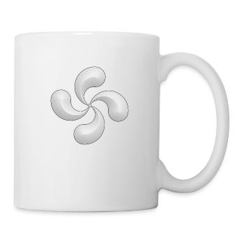 basque_cross_lauburu_8 - Mug - white - Right