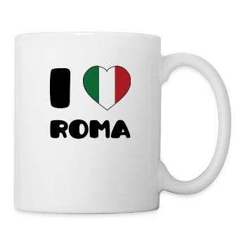 I Love Roma - Tasse - Weiß - Rechts