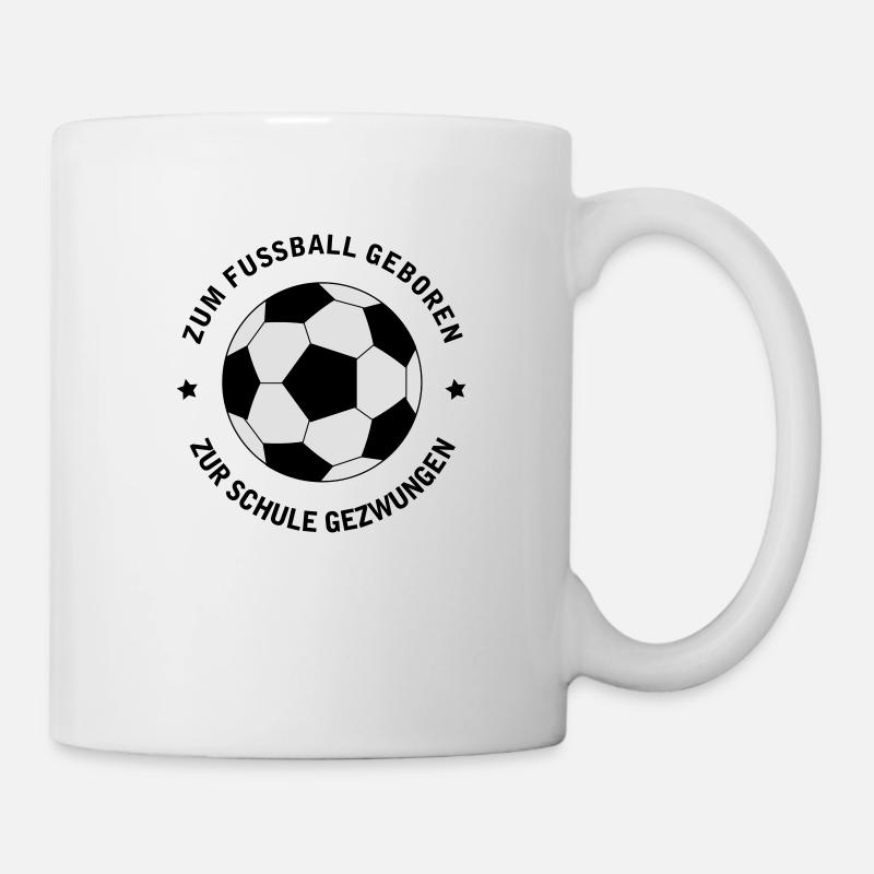 Fußball - Tasse - Weiß