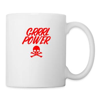 Girl Power - Tasse - Weiß - Rechts