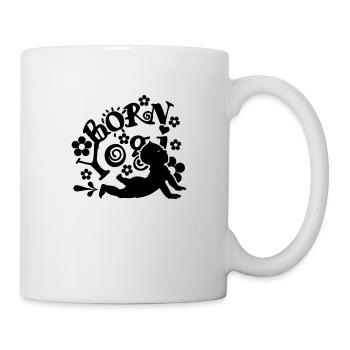 Born Yogi Baby (1c) - Mug blanc - blanc - Droite