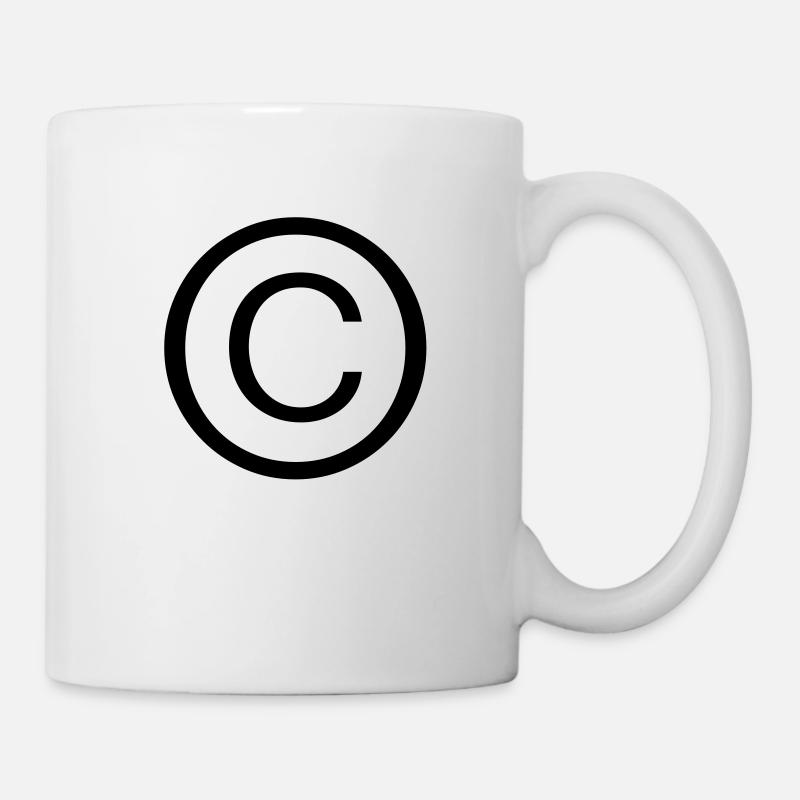 Copyright - Tasse - Weiß