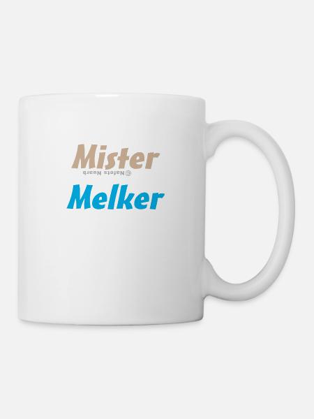 Mister Melker - Tasse - Weiß