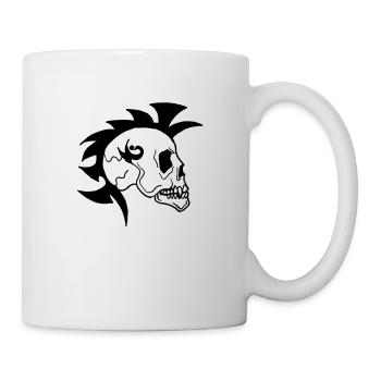Skull de - Tasse - Weiß - Rechts