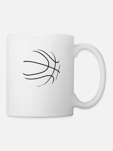 basketballline - Mug - white