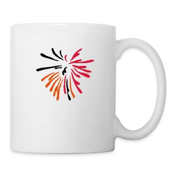 feu artistique musicale - Mug blanc - blanc - Droite