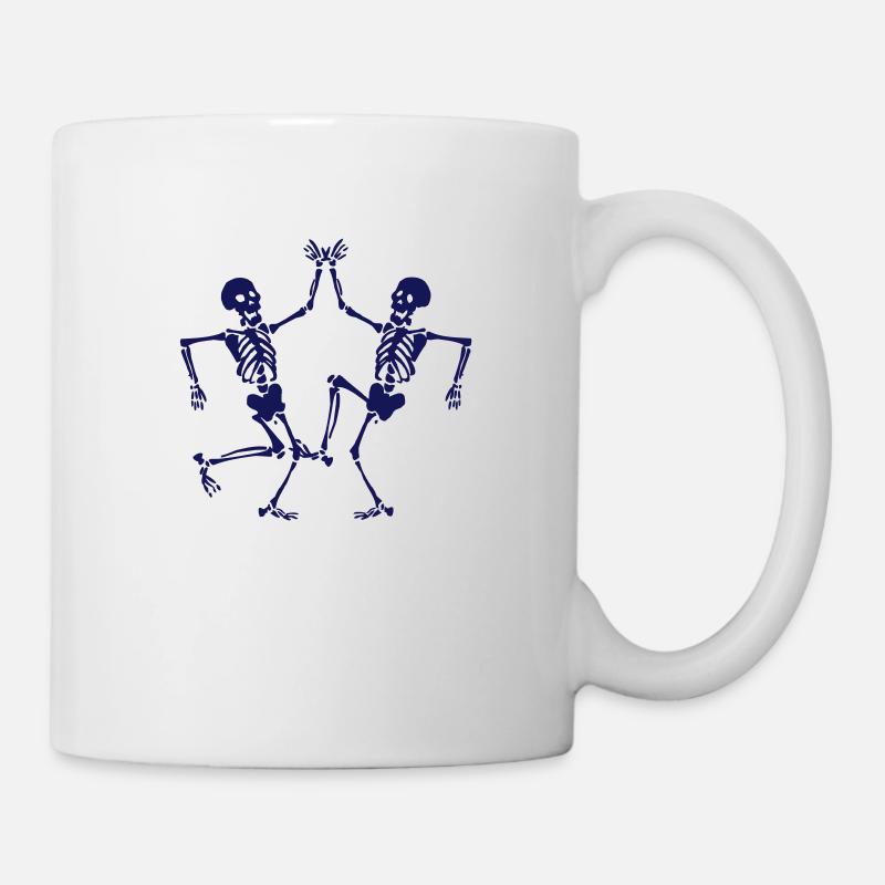 Totentanz - Tasse - Weiß