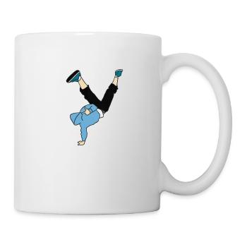 Break dance dancer - Mug - white - Right