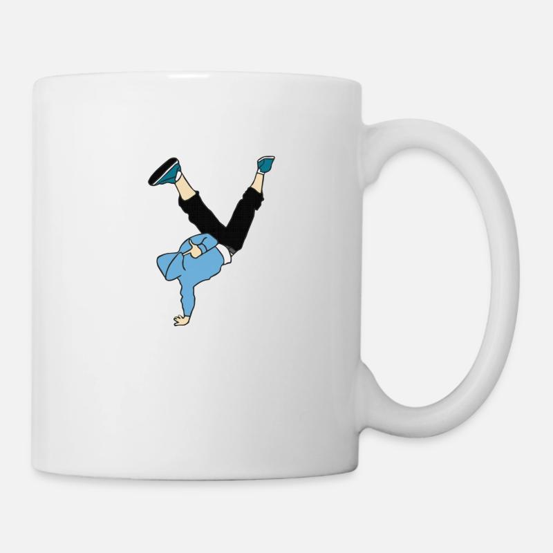 Danseur de break dance - Mug blanc - blanc