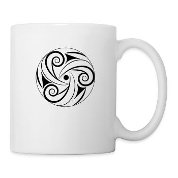 triskell Brocéliande Spirit - Mug blanc - blanc - Droite