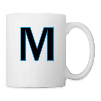 letter M vector - Mug - white - Right