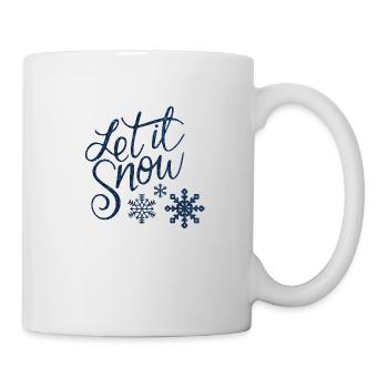 Let it snow - Tasse - Weiß - Rechts