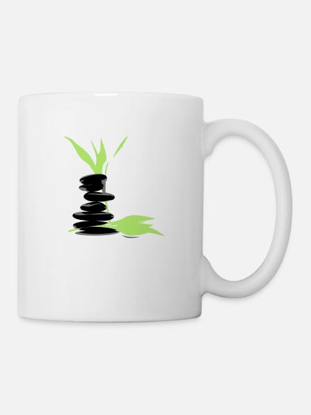 Wellness - Tasse - Weiß