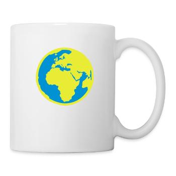Planeten Erde bleu1 - Tasse - Weiß - Rechts
