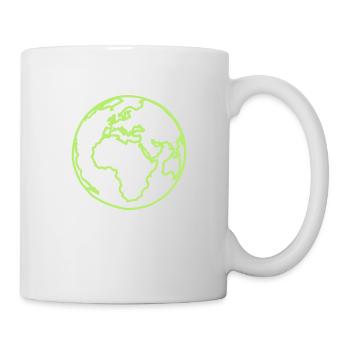 planet earth bleu4 - Mug - white - Right