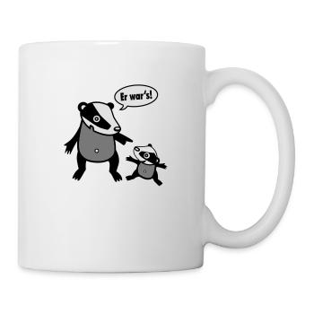 Badger - Big Brother - Little Brother - Mug blanc - blanc - Droite