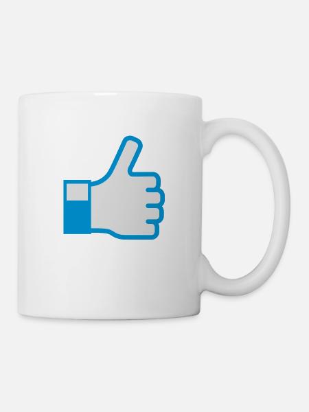 Like - Tasse - Weiß
