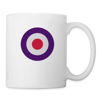 Mod Target United Kingdom Großbritannien - Tasse - Weiß - Rechts