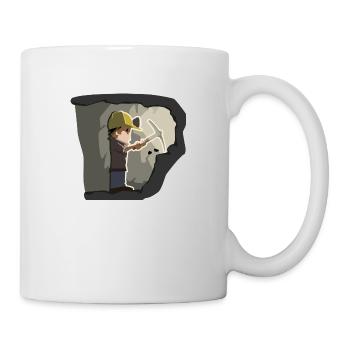 bergarbeiter miner bergwerk mine coal kohle17 - Tasse - Weiß - Rechts