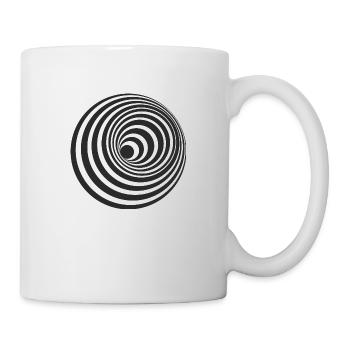 Illusion d'optique - Mug blanc - blanc - Droite