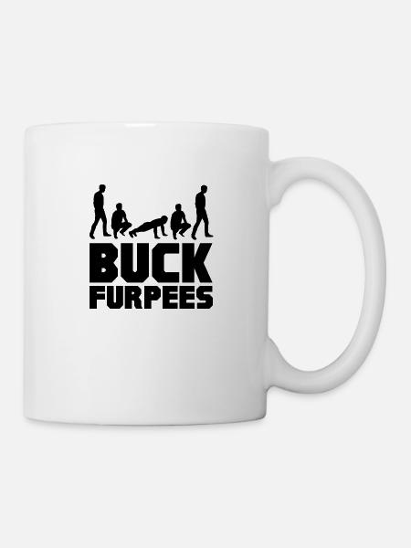 Buck Furpees Burpees Fitness Exercise - Mug - white