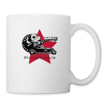 Rockabilly Rebel - Tasse - Weiß - Rechts