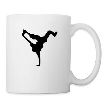 breakdance dance music hiphop - Mug blanc - blanc - Droite