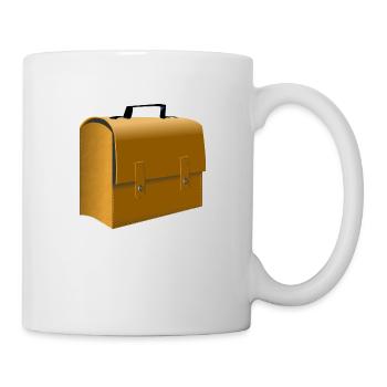 backpack suitcase backpack bag briefcase110 - Mug - white - Right