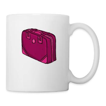 backpack suitcase backpack bag briefcase122 - Mug - white - Right