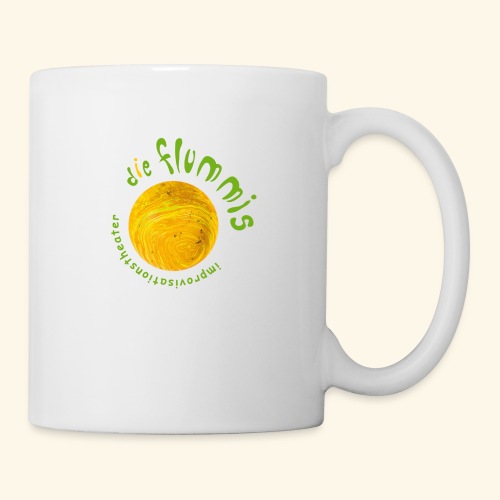 Flummi Logo rund gelb - Tasse