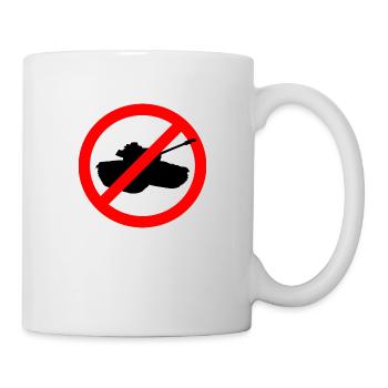Friedensbewegung - Tasse - Weiß - Rechts