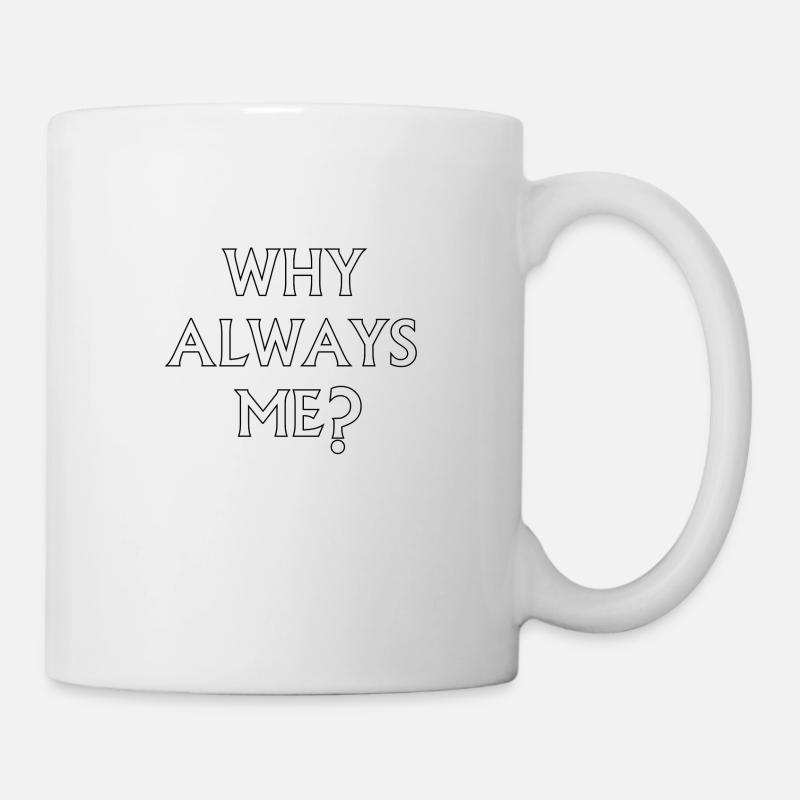 Warum immer ich? - Mario Balotelli - Tasse - Weiß
