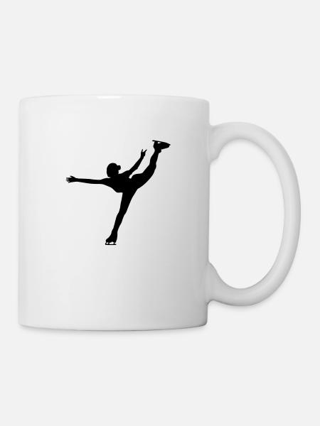 Ice Skating female de - Tasse - Weiß