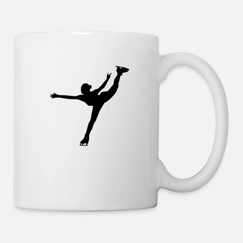 Ice Skating female de - Tasse - Weiß