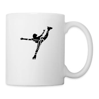 Ice Skating female - Mug blanc - blanc - Droite