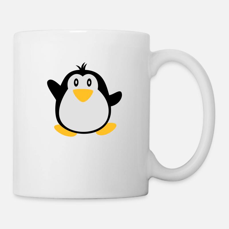 süßer Pinguine - Tasse - Weiß