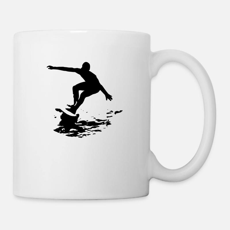 surfing_design - Tasse - Weiß